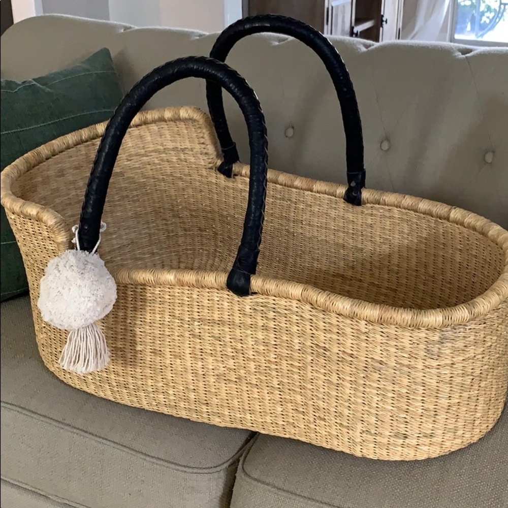Plum and Sparrow Moses Basket